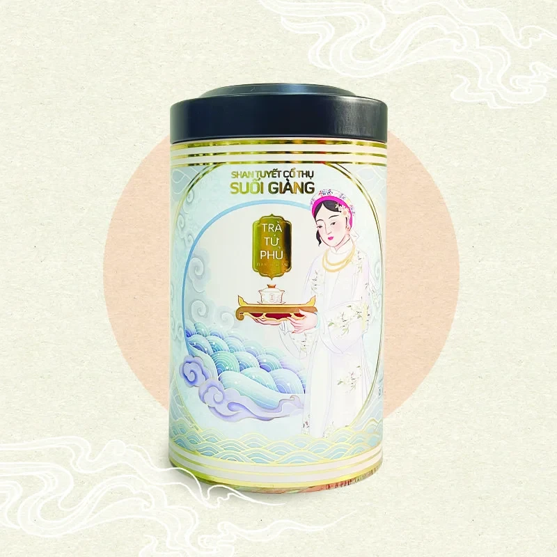 ASEAN Sugi Tea: Trà Tứ Phủ - Bạch trà Shan tuyết cổ thụ 50g